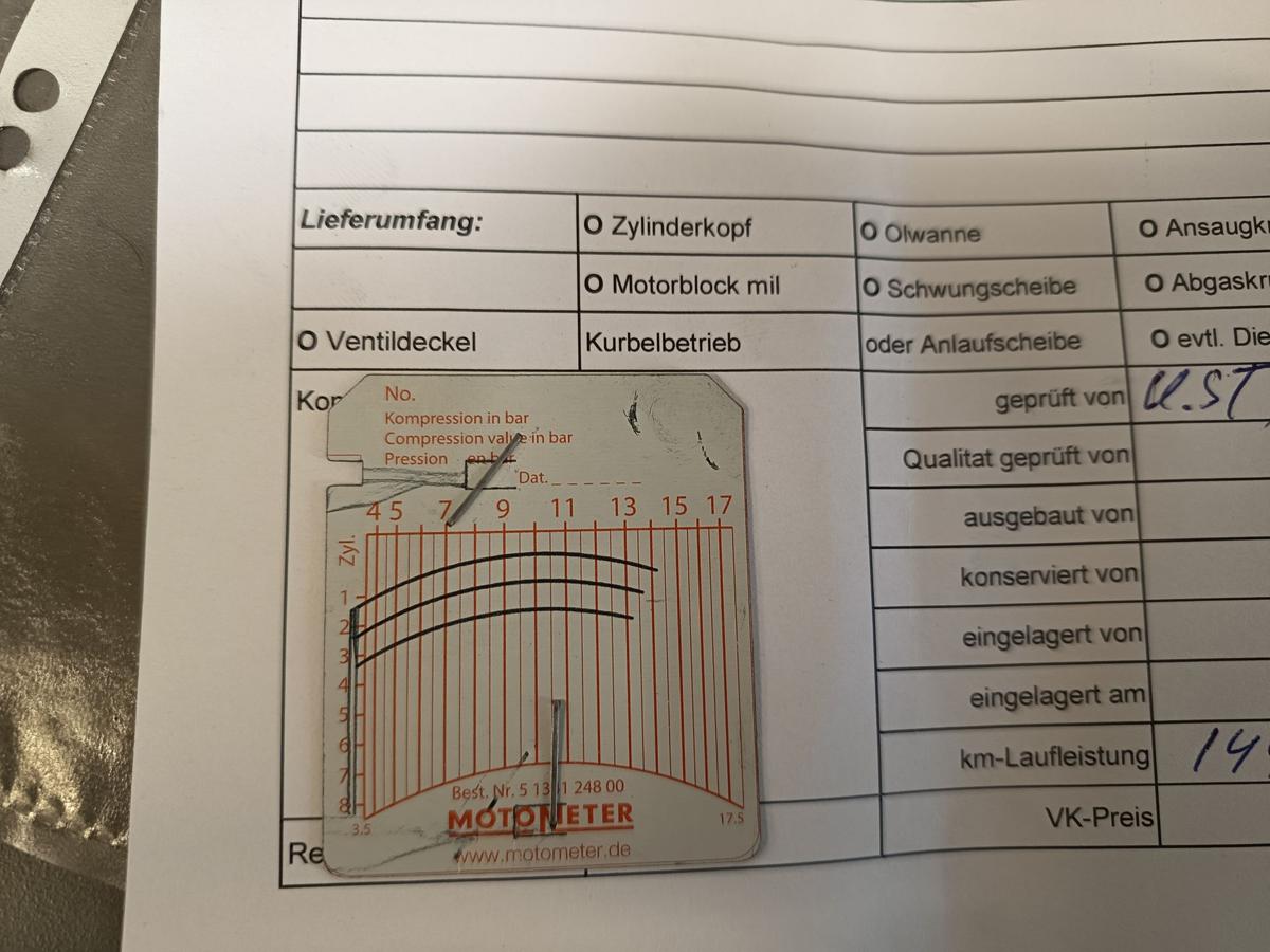 Skoda Fabia 6Y geprüfter Motor BME 1,2L 47KW Benzin 144TKM Bj 2005