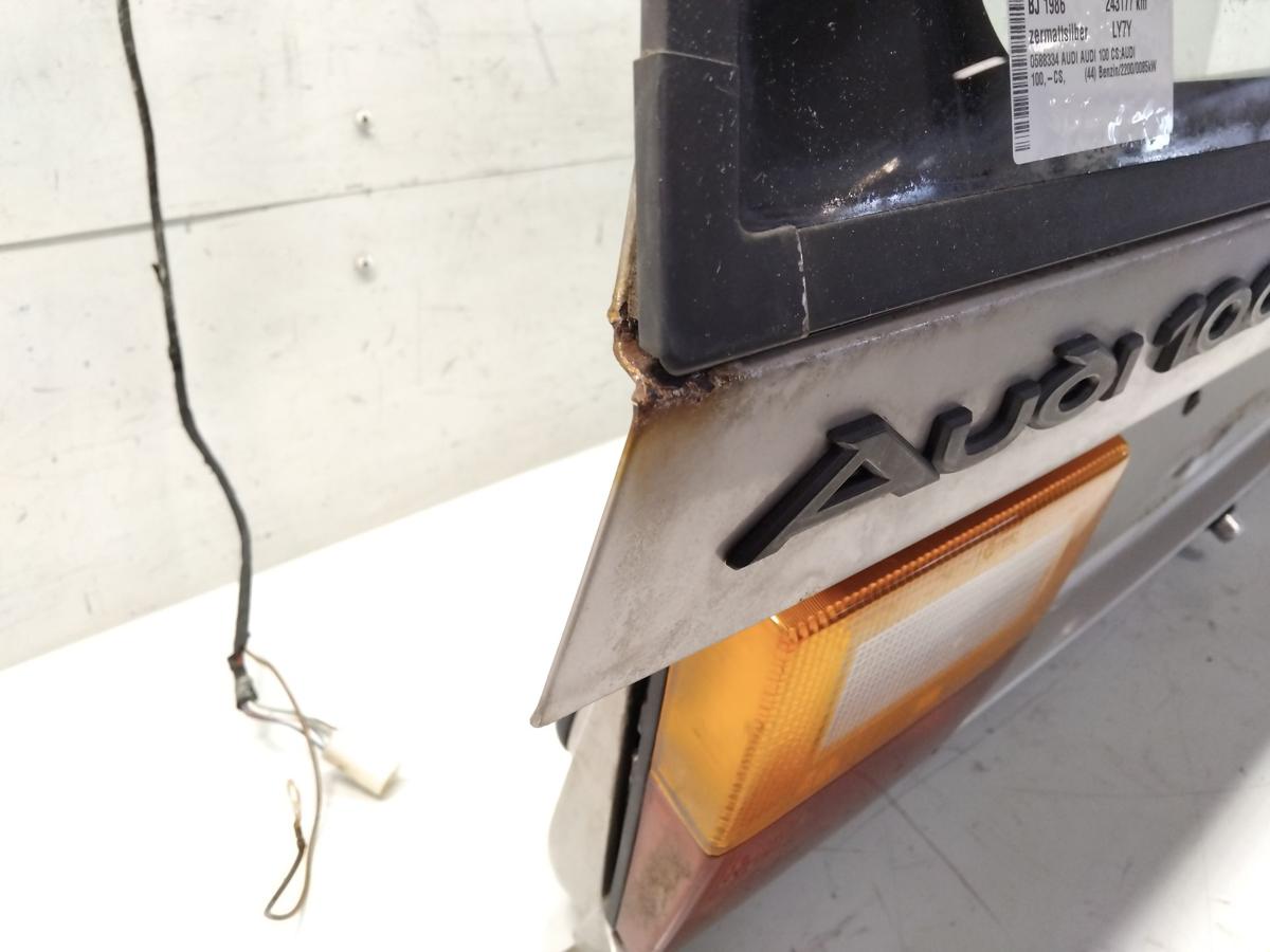 Audi 100 Avant Typ 44 C3 Heckklappe zermattsilber LY7Y mit Heckscheibe Bj.1986