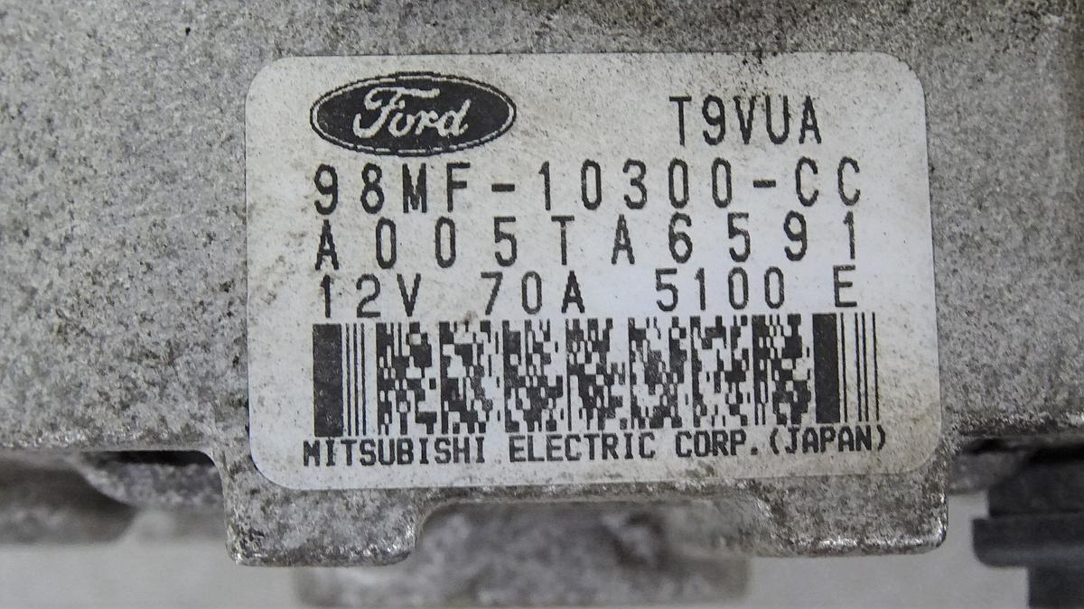 Ford Fiesta Lichtmaschine Generator 70A 98MF10300CC A005TA6591 1,25 55kw Bj02