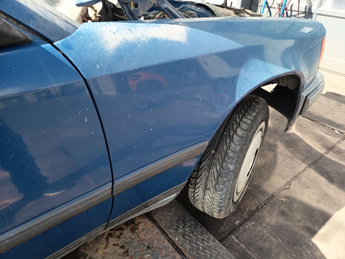 Mercedes W/S124 original Kotfl&uuml;gel rechts Seitenteil 900 Surfblau Bj 1988