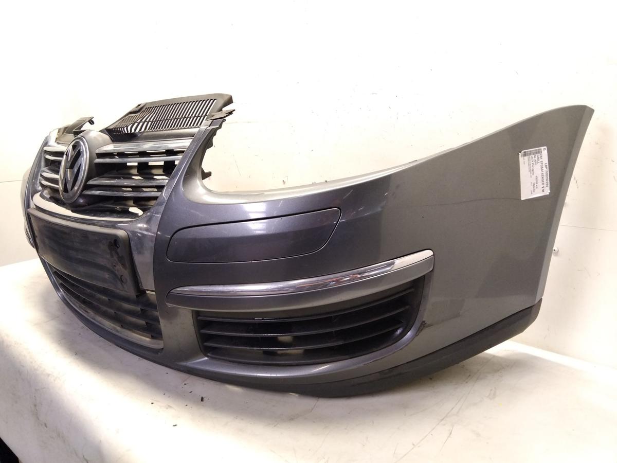 VW Golf 5 Variant original Sto&szlig;f&auml;nger Sto&szlig;stange vorn LD7X Platingrau BJ2008