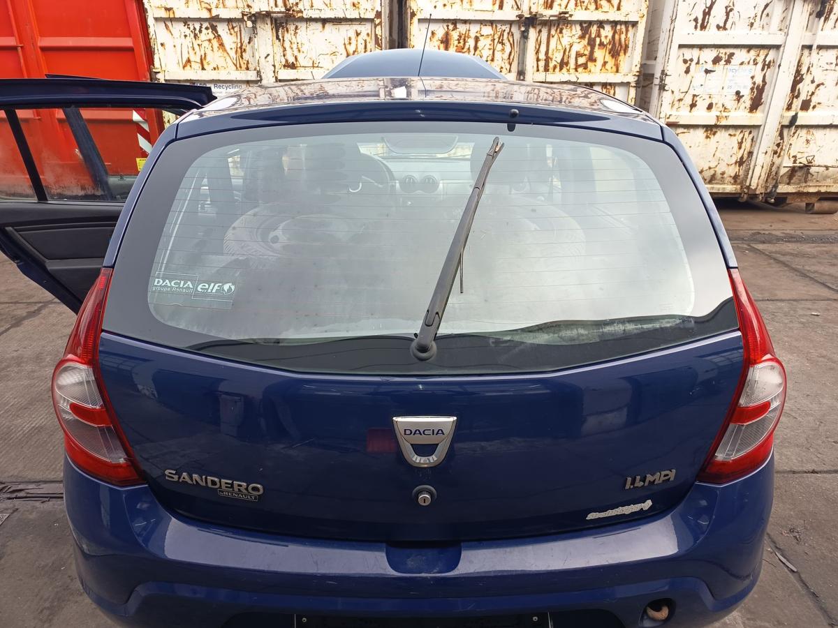 Dacia Sandero 1 original Heckklappe mit Scheibe 61H Blue marine Bj 2009