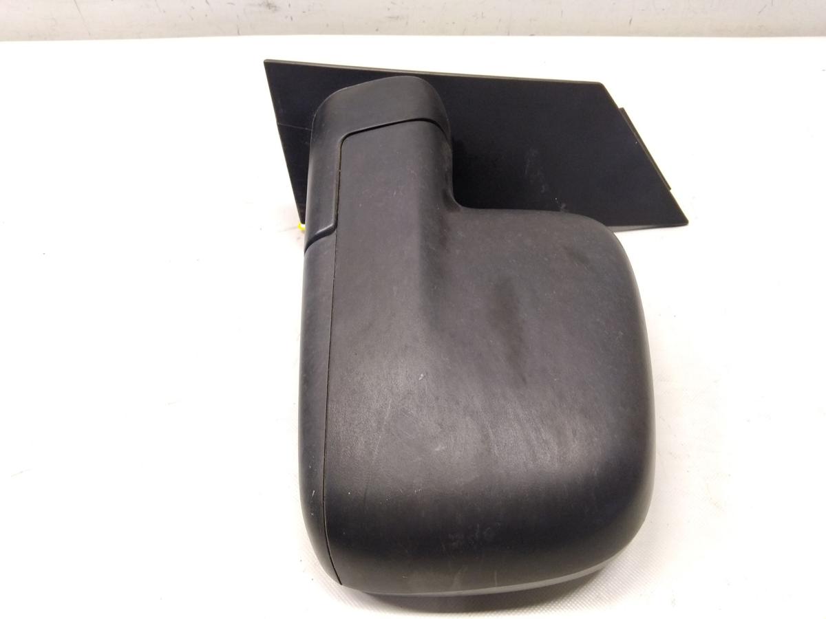 VW Caddy 2K original Au&szlig;enspiegel links schwarz unlackiert manuell BJ2009