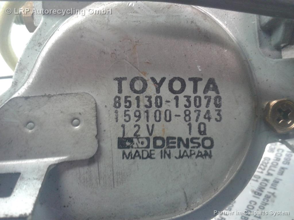 Toyota Corolla E10 Kombi Heckwischermotor 8513013070 DENSO BJ1995