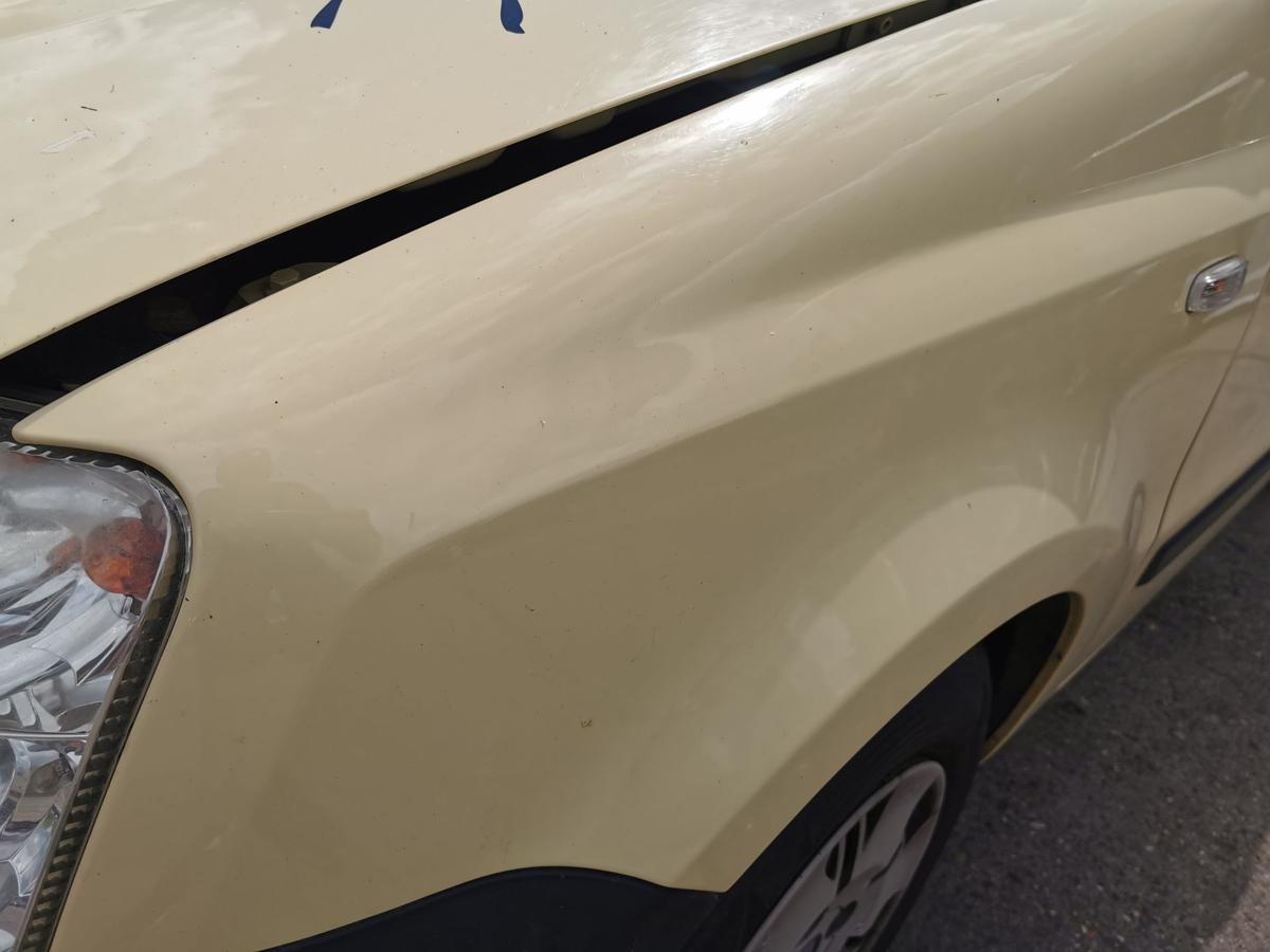 Fiat Panda 169 Kotflügel Fender Seitenwand vorn links 541 Giallo Ottimista Gelb