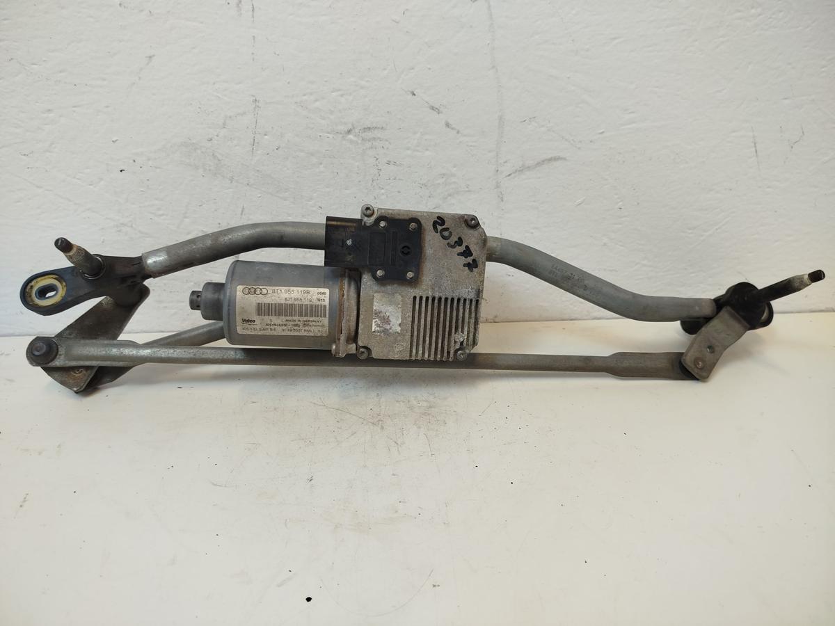 Audi A5 8T Coupe Wischermotor vorn mit Gestänge OEM Valeo Scheibenwischer