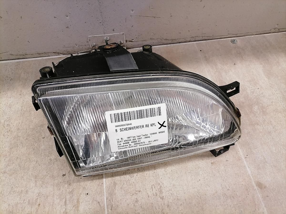 Seat Arosa 6H 97-00 Scheinwerfer vorn rechts Lampe Carello