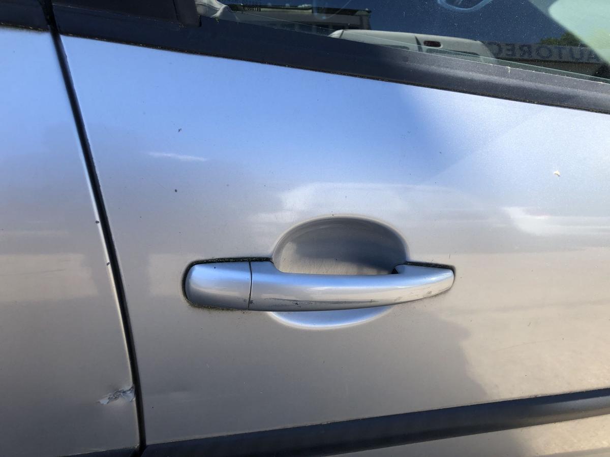 Peugeot 207 WA WC T&uuml;r vorn rechts Beifahrert&uuml;r 5 t&uuml;rer Rohbau EZR Aluminiumgrau
