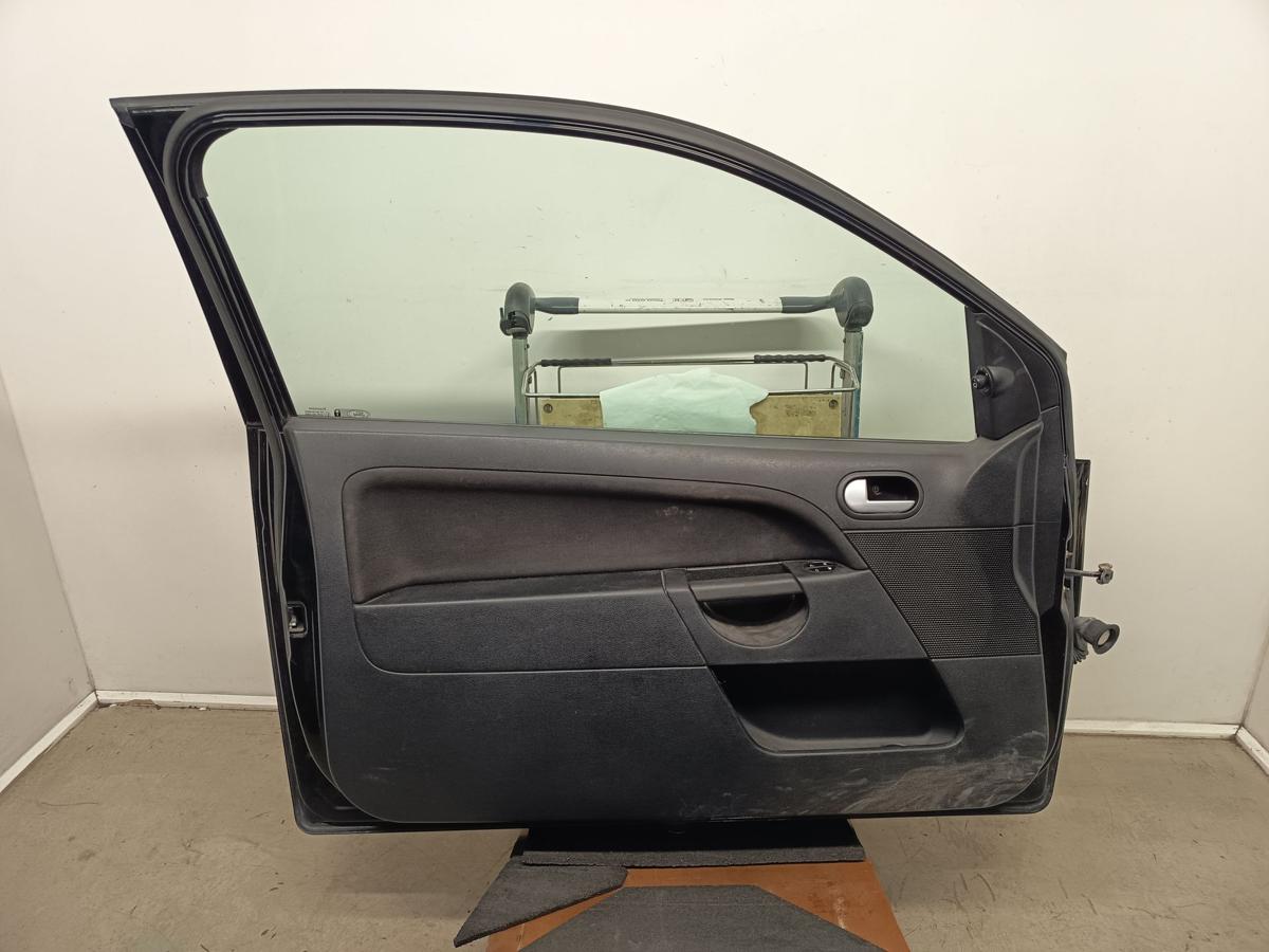 Ford Fiesta VI 3t&uuml;rer original T&uuml;r vorn links Fahrer Pantherschwarz Bj 2006