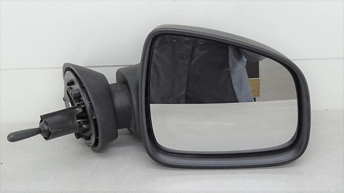 Dacia Logan MCV Außenspiegel rechts in unlackiert schwarz Bj08 8200497485