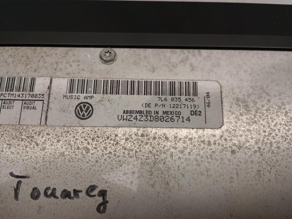 VW Touareg 5L orig Audio Verstärker Endstufe 7L6035456 Bj 2005