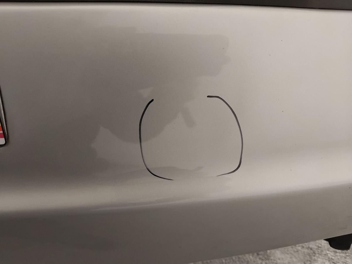 Kia Ceed Kombi ED orig. Stossfänger Stoßstange hinten 9S Machine Silver BJ2007