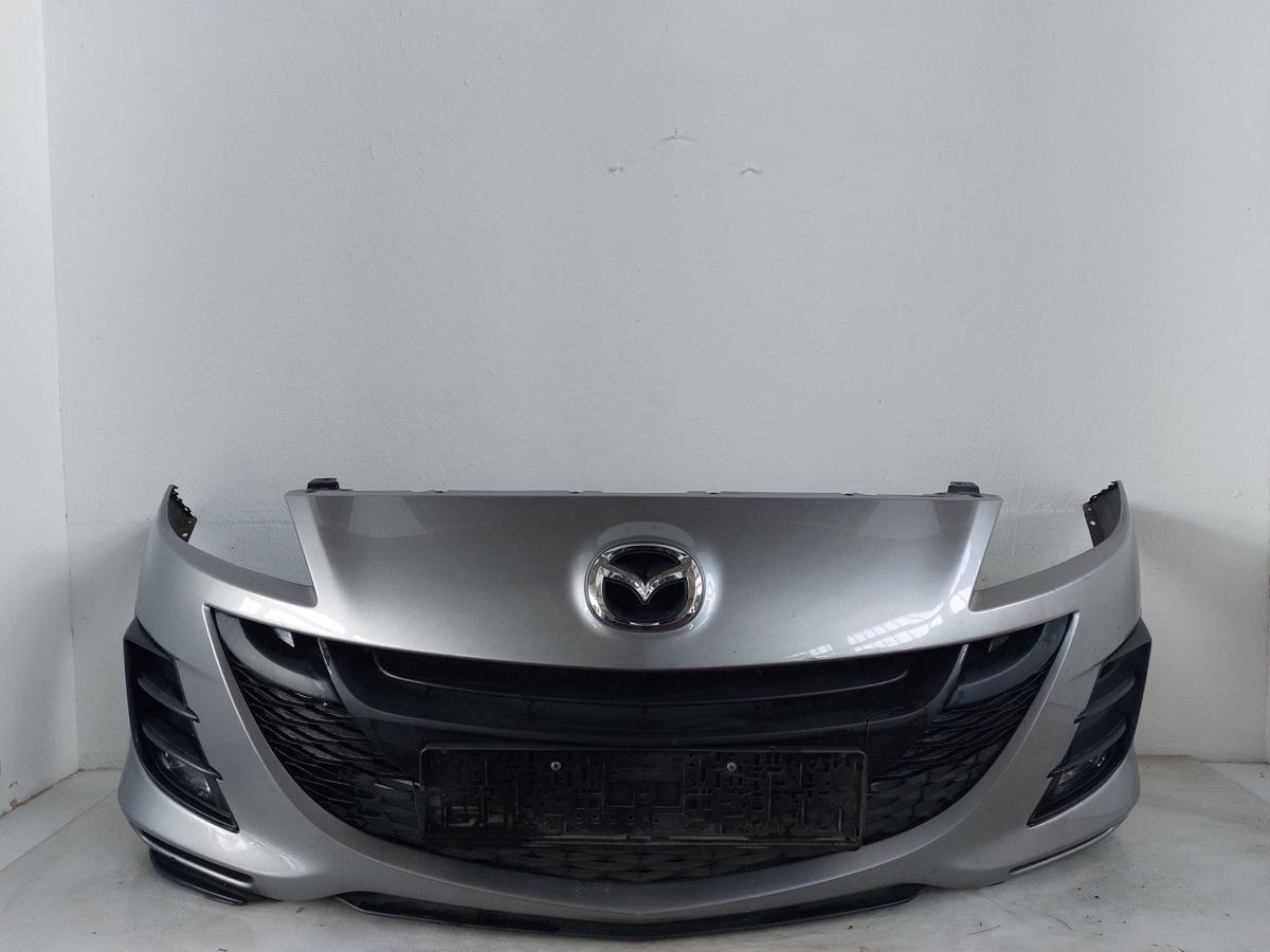 Mazda 3 BL Stoßfänger vorn Frontstoßstange Nebelscheinwerfer 38P Liquid Silver