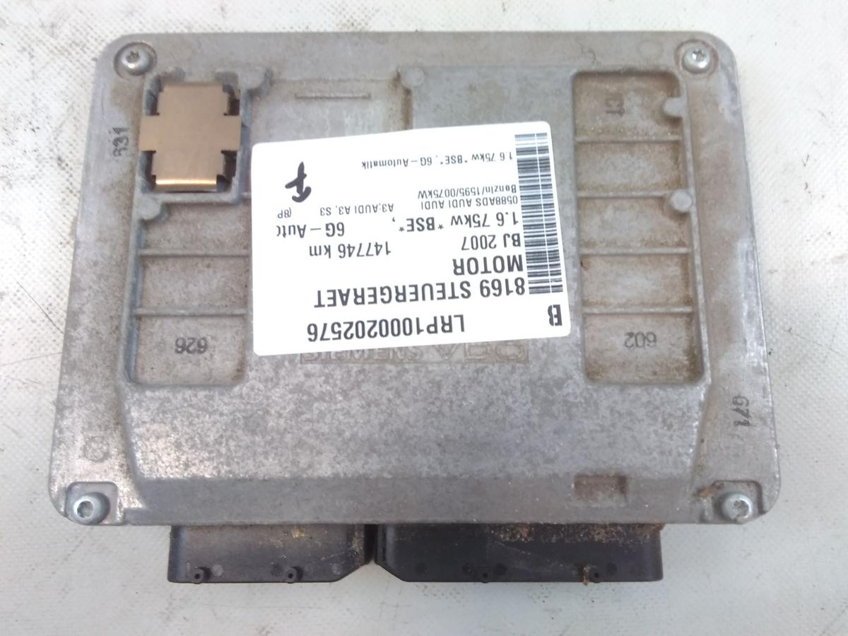 Audi A3 8P original Motorsteuerger&auml;t 06A906033GR 5WP40345 1.6 75kw BSE BJ2007