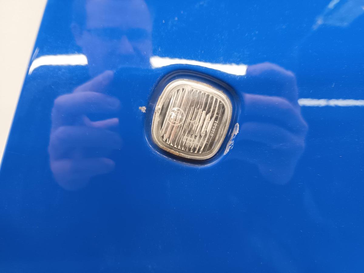 Skoda Fabia II 5J original Kotfl&uuml;gel rechts LF5K Dynamikblau Baujahr 2009