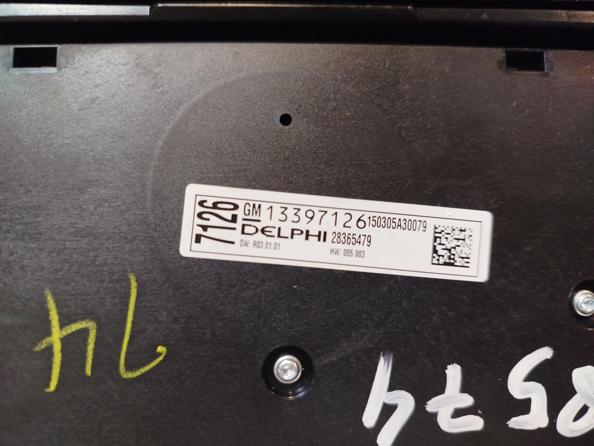 Opel Astra J Caravan Radiobedienung CD600 Klimabedienteil OEM