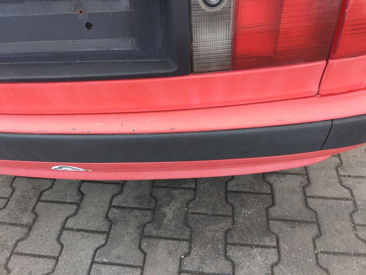 Audi 80 B4 original Stoßstange Stossfänger hinten LY3H-Laserrot Kombi Avant Bj.1992