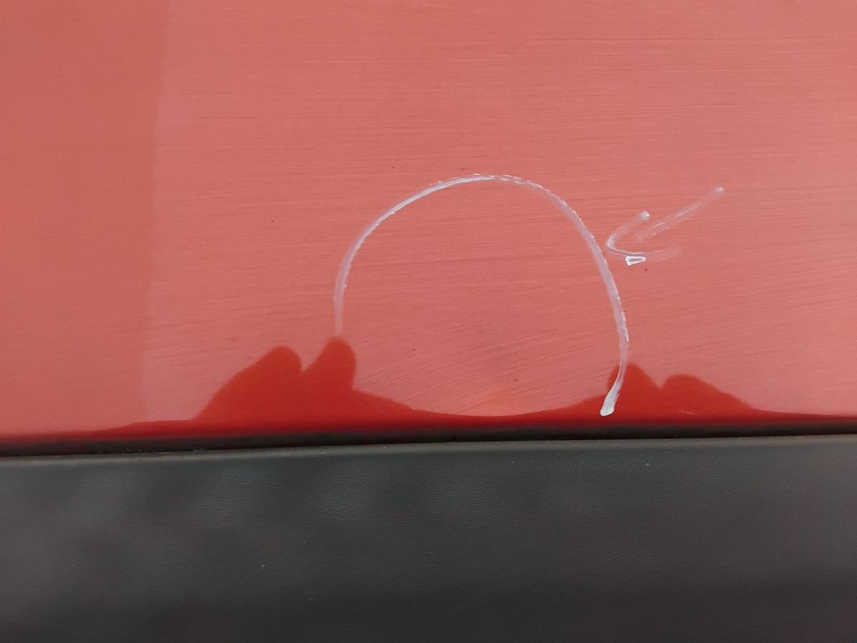 Citroen Berlingo 2 Schiebet&uuml;r rechts EKQ luziferrot besch&auml;digt BJ2010