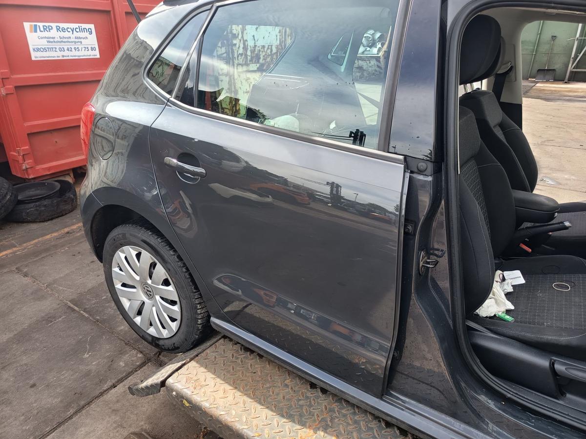 VW Polo V 6C original T&uuml;r hinten rechts Fond Rohbau I7F Uranograu Bj 2014