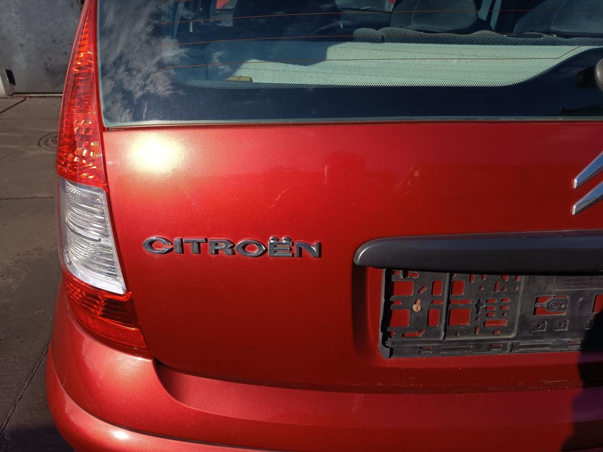 Citroen C3 original Heckklappe mit Scheibe EKQ Luziferrot Bj 2007