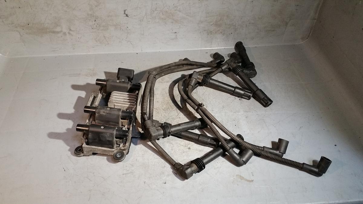 Audi A6 4B Avant Bj. 1998 org 6 Zündkabelsatz Zündmodul Zündblock Zündverteiler