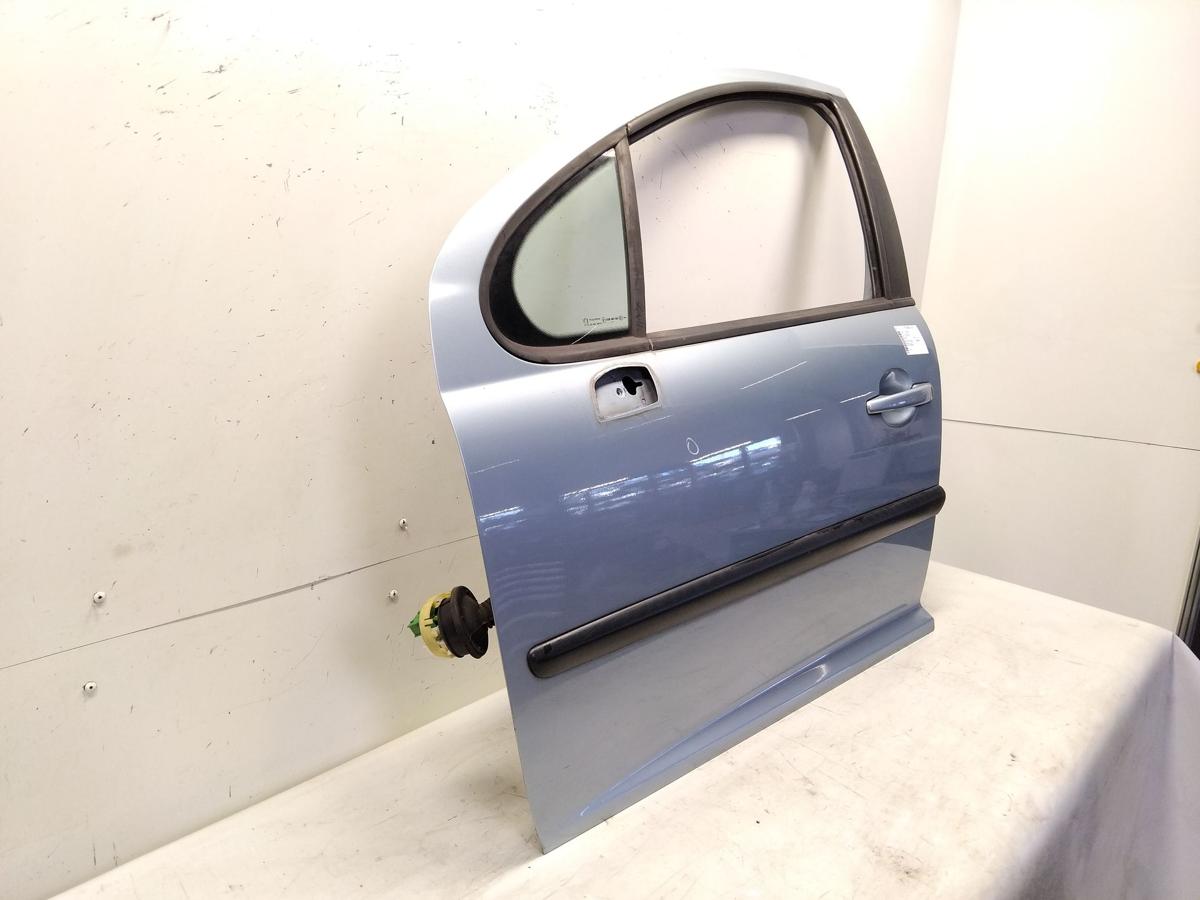 Peugeot 207 T&uuml;r vorn links Fahrert&uuml;r 5-t&uuml;rig KGZ Inari Blau Metallic BJ2010