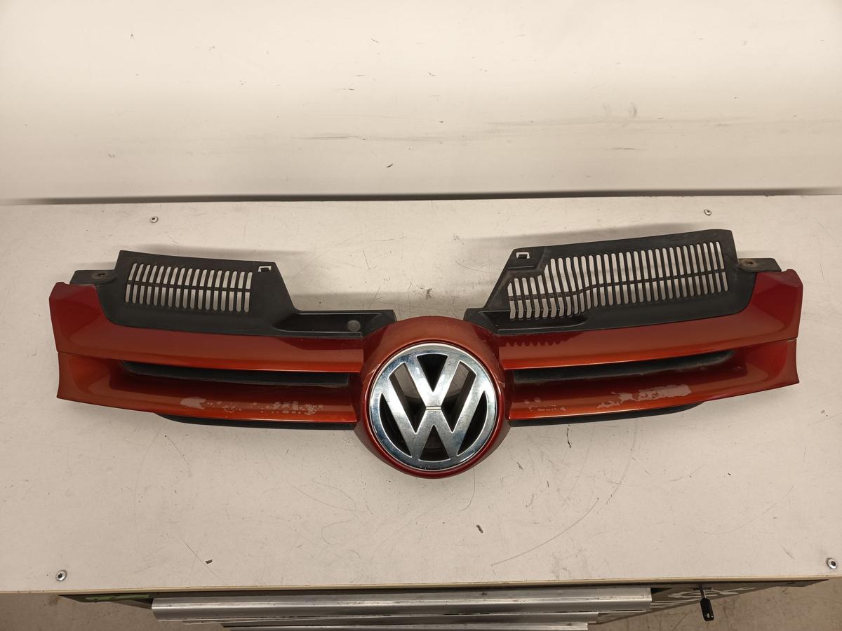 VW Golf V 5 orig K&uuml;hlergrill vorn Sto&szlig;f&auml;ngerabdeckung oben A3W Red Spice Bj 2003