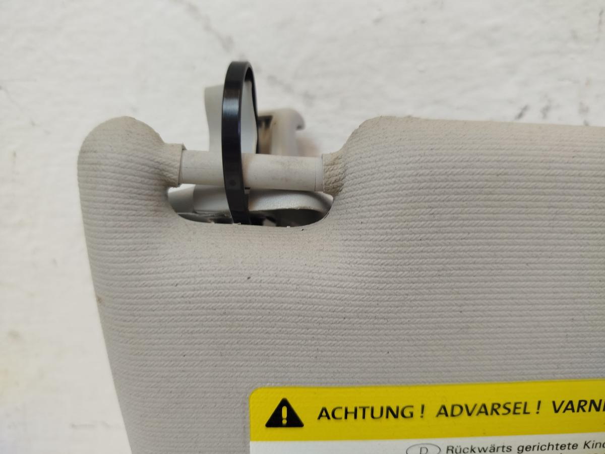 VW Passat 3C B7 Variant Sonnenblende vorn rechts Beifahrerseite mit Spiegel