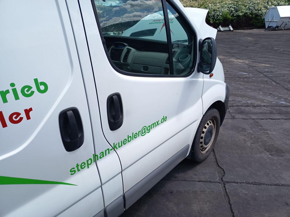 Opel Vivaro A original T&uuml;r vorn rechts Beifahrer L474 Casablancawei&szlig; Bj 2005