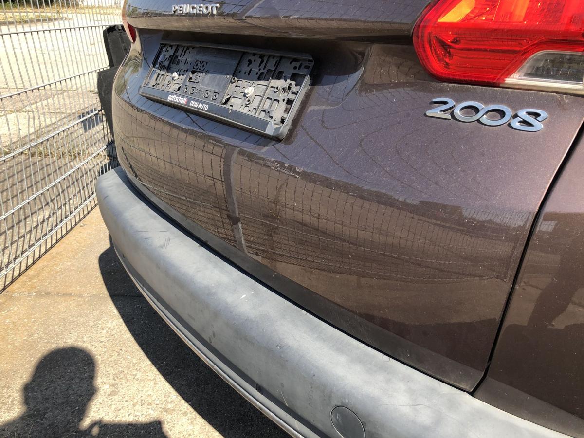 Peugeot 2008 I CU Heckklappe mit Heckscheibe Kofferklappe Heckdeckel ETV braun