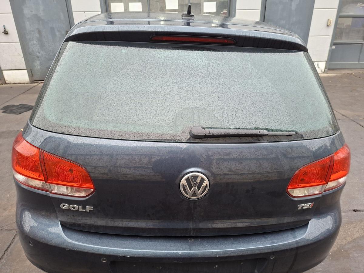Golf VI Bj2009 original Heckklappe mit Scheibe Heckdeckel LC5F Blue Graphit Perl