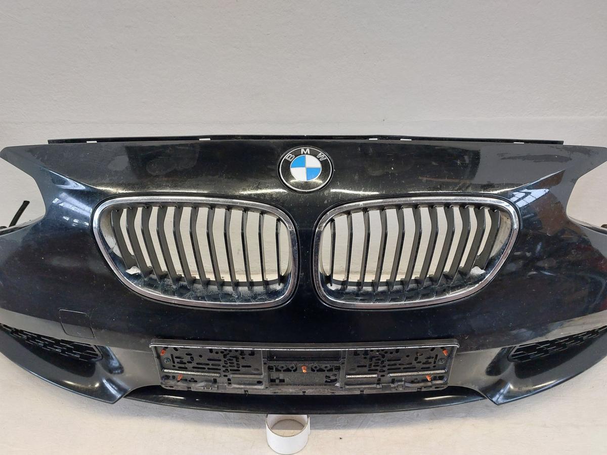 BMW 1er F20 Stoßfänger vorn Frontstoßstange Nebel SWRA 475 Blacksaphire Metallic