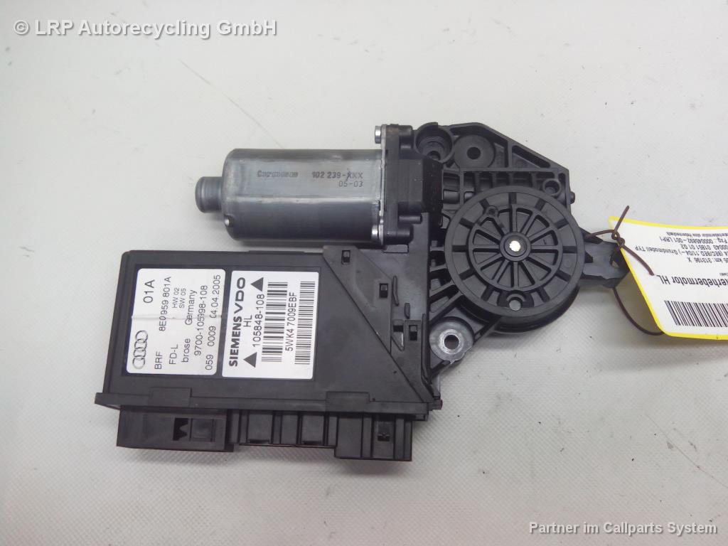 Audi A4 8E BJ2005 Motor Fensterheber hinten links 8E0959801A