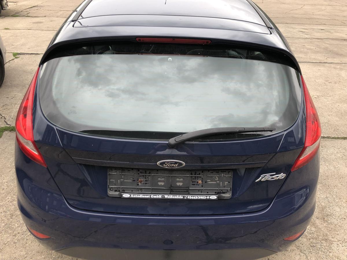 Ford Fiesta JA8 Heckklappe mit Scheibe Kofferklappe Heckdeckel Blazer Blau 3trg