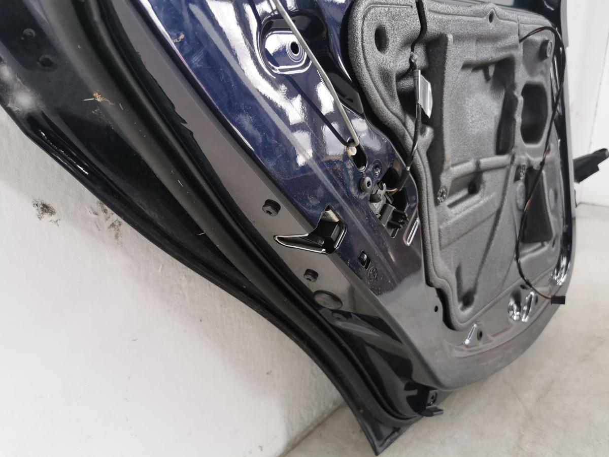 BMW 3er E90 T&uuml;r hinten links Fondt&uuml;r Limo A35 Monacoblau Metallic