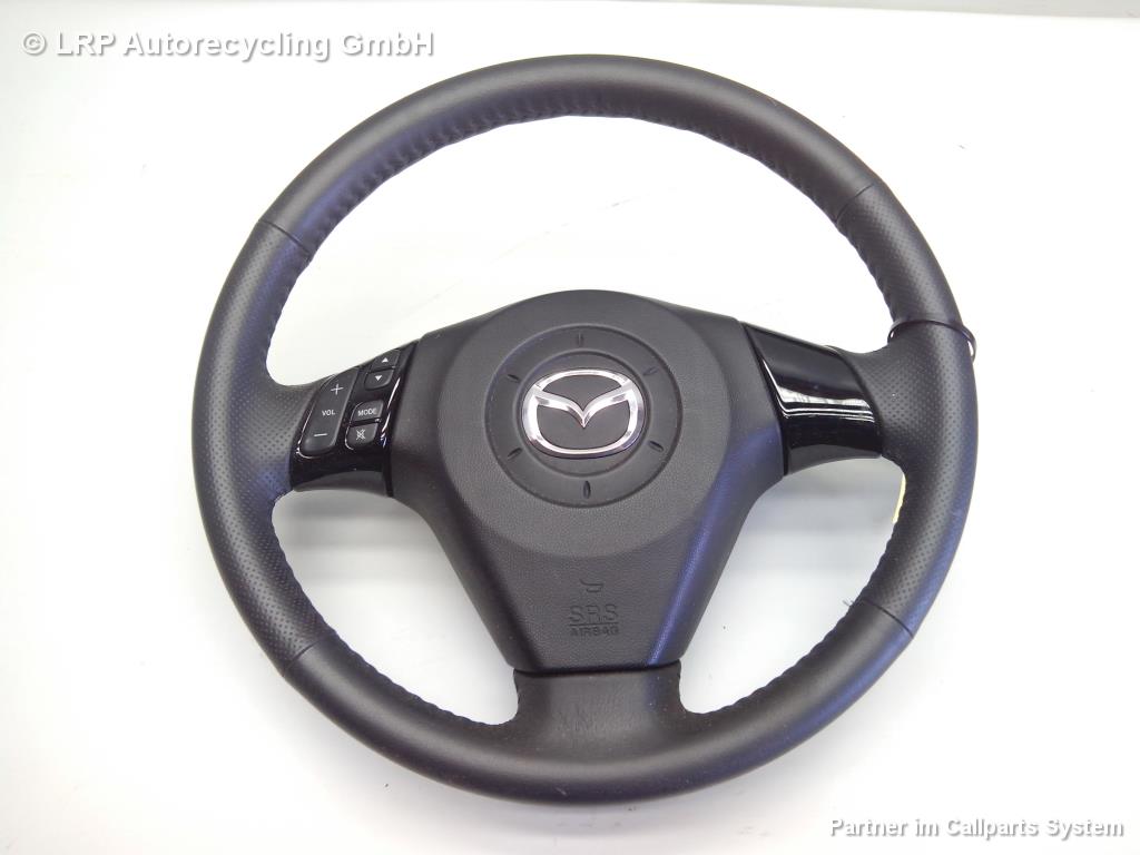 Mazda 3 BK BJ2008 3Speichen Lederlenkrad Lenkrad