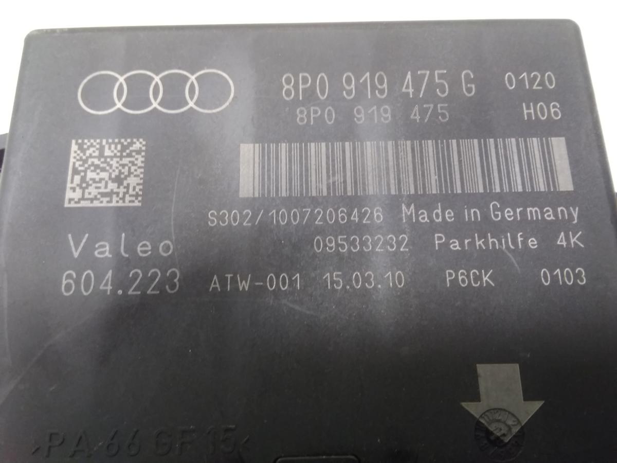 Audi A3 8P Facelift original Steuerger&auml;t Parkhilfe PDC 8P0919475G Bj.2010