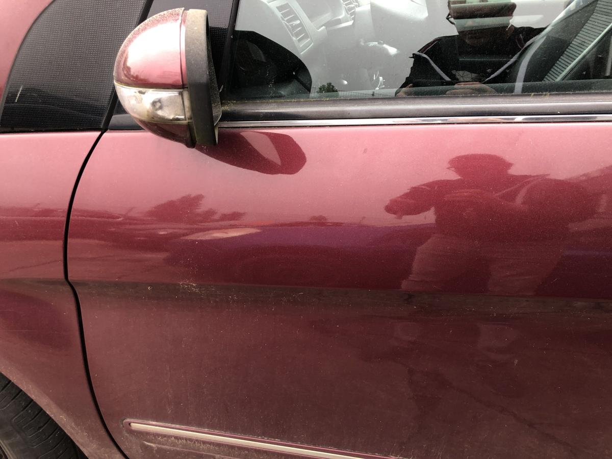 Mercedes B Klasse W245 T&uuml;r vorn links Fahrert&uuml;r Anrostungen 597 Saturnrotmet.