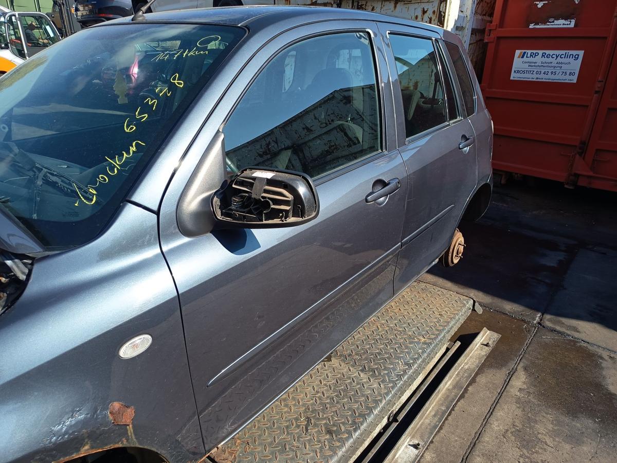 Mazda 2 DY original Tür vorn links Fahrer 33T Seegrau Bj 2006