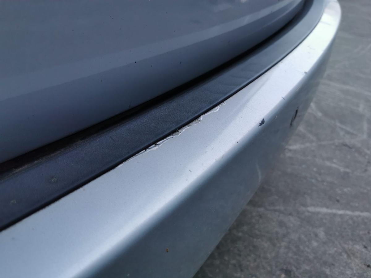 Saab 9-3 YS3 Kombi Stosstange Stossfänger Bumper hinten PDC 309 Kristallsilber