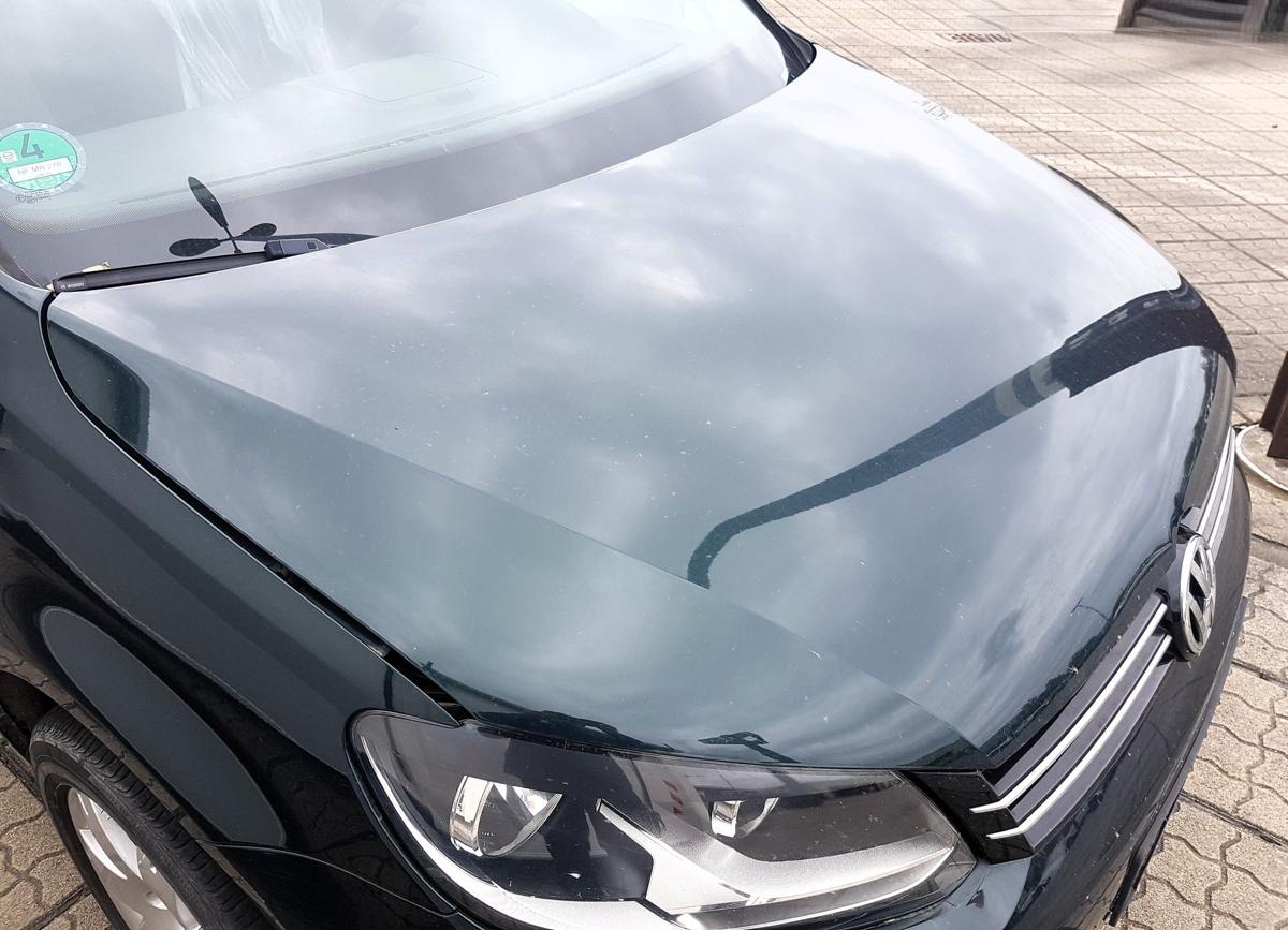VW Touran 1T3 Motorhaube Frontklappe in LD6W Veneziengr&uuml;n Bj2013