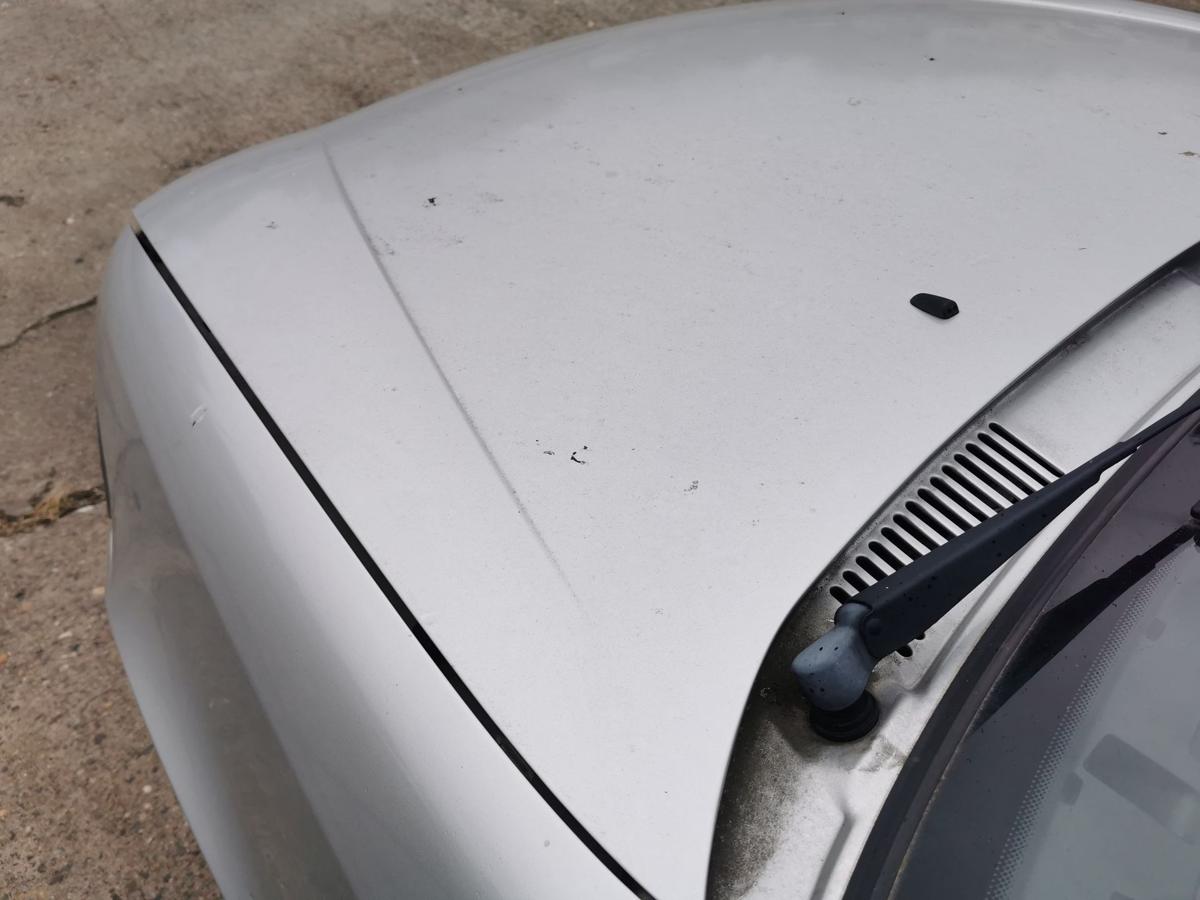 Ford Fiesta JBS Motorhaube Haube Klappe Deckel Bonnet vorn Polar Silber ab 99