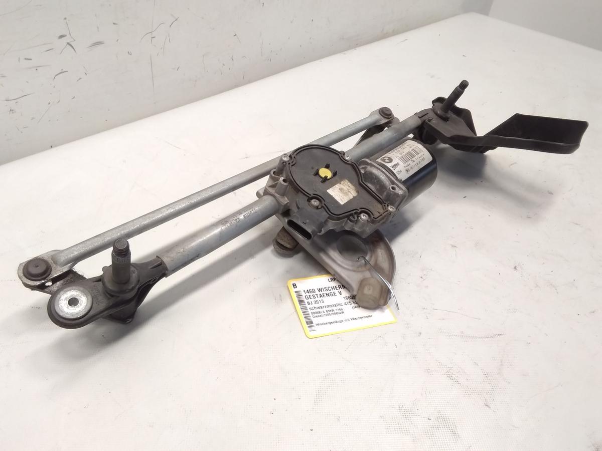 BMW 1er F21 original Wischermotor mit Wischergestänge vorn 7267503 BJ2013