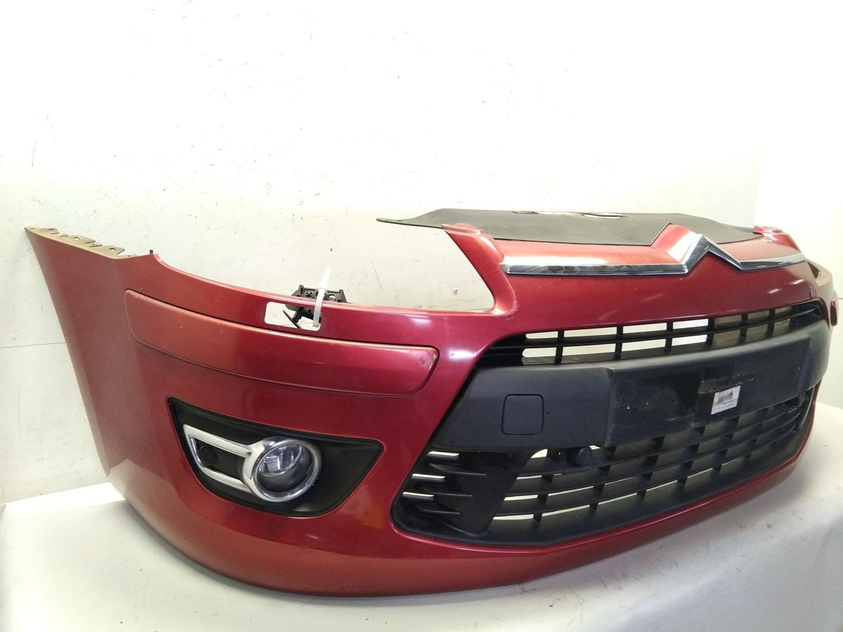 Citroen C4 Facelift orig.Stoßstange Stossfänger vorn SRA PDC BJ2010 EKQ luziferrot
