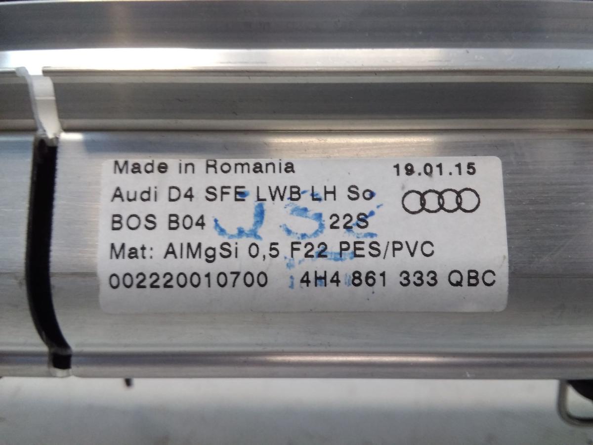 Audi A8 D4 4H Lang orig Sonnenschutzrollo hinten links schwarz m Antrieb BJ2015