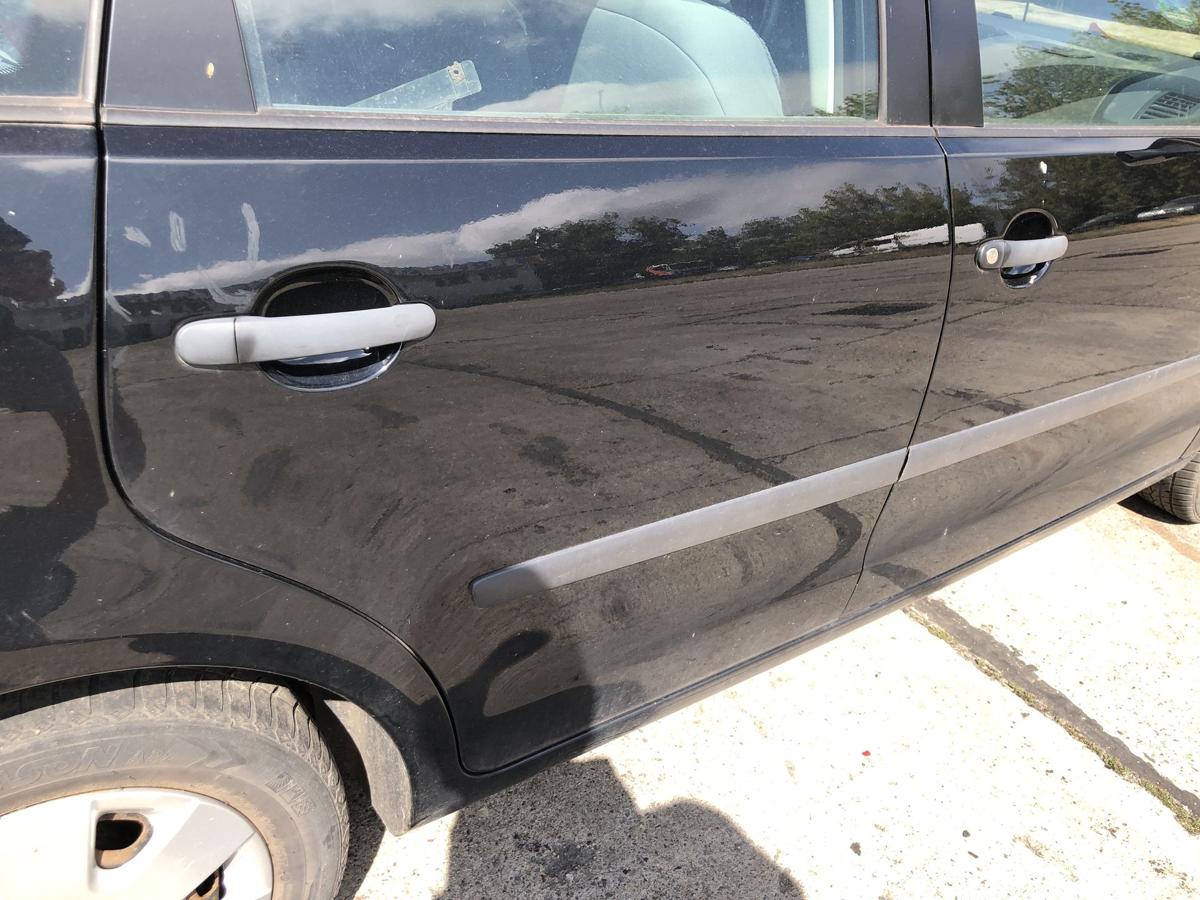 VW Polo 9N3 T&uuml;r hinten rechts Fondt&uuml;r im Rohbau L041 Brillantschwarz