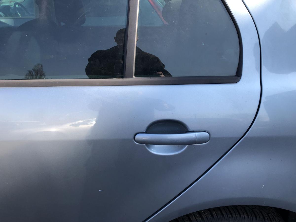 Skoda Fabia 6Y T&uuml;r hinten links Fondt&uuml;r im Rohbau 5 t&uuml;rer LF7U Stone Grey Met