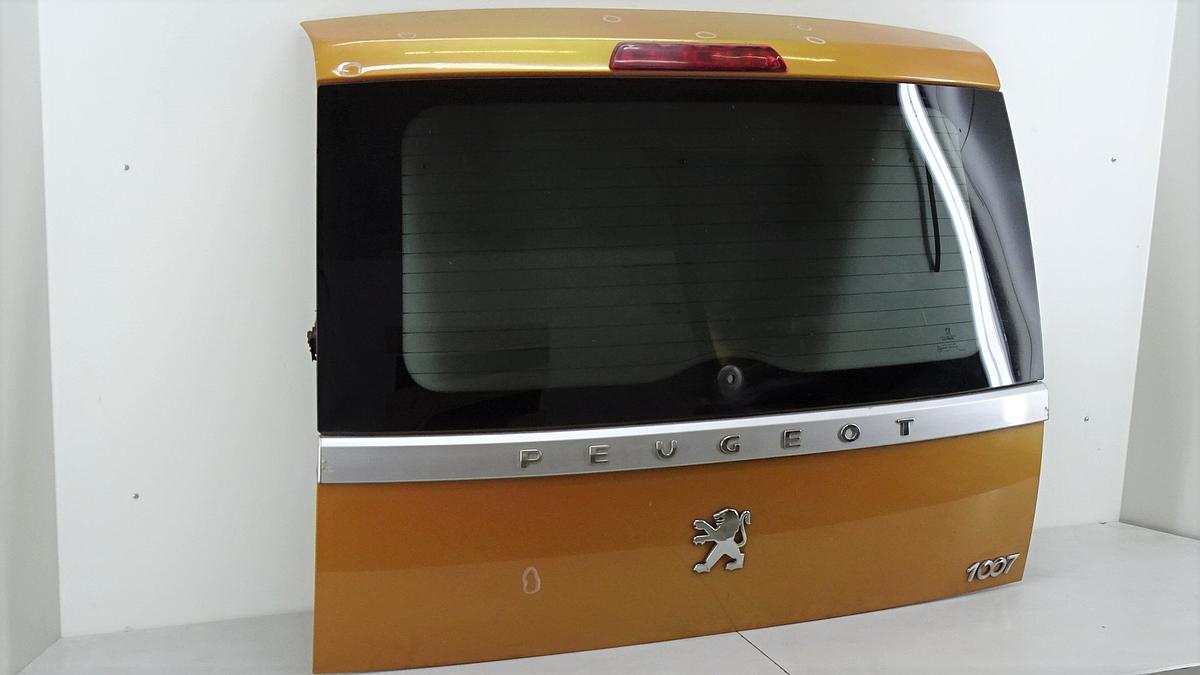 Peugeot 1007 BJ2006 Heckklappe mit Scheibe KHW-Orange Salamanque