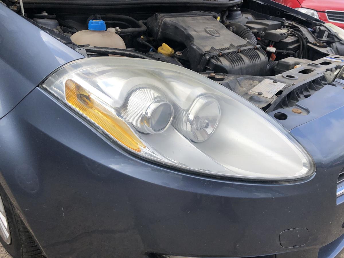 Fiat Bravo 198 Scheinwerfer rechts Hauptscheinwerfer Halogen Tr&uuml;b Blind OEM