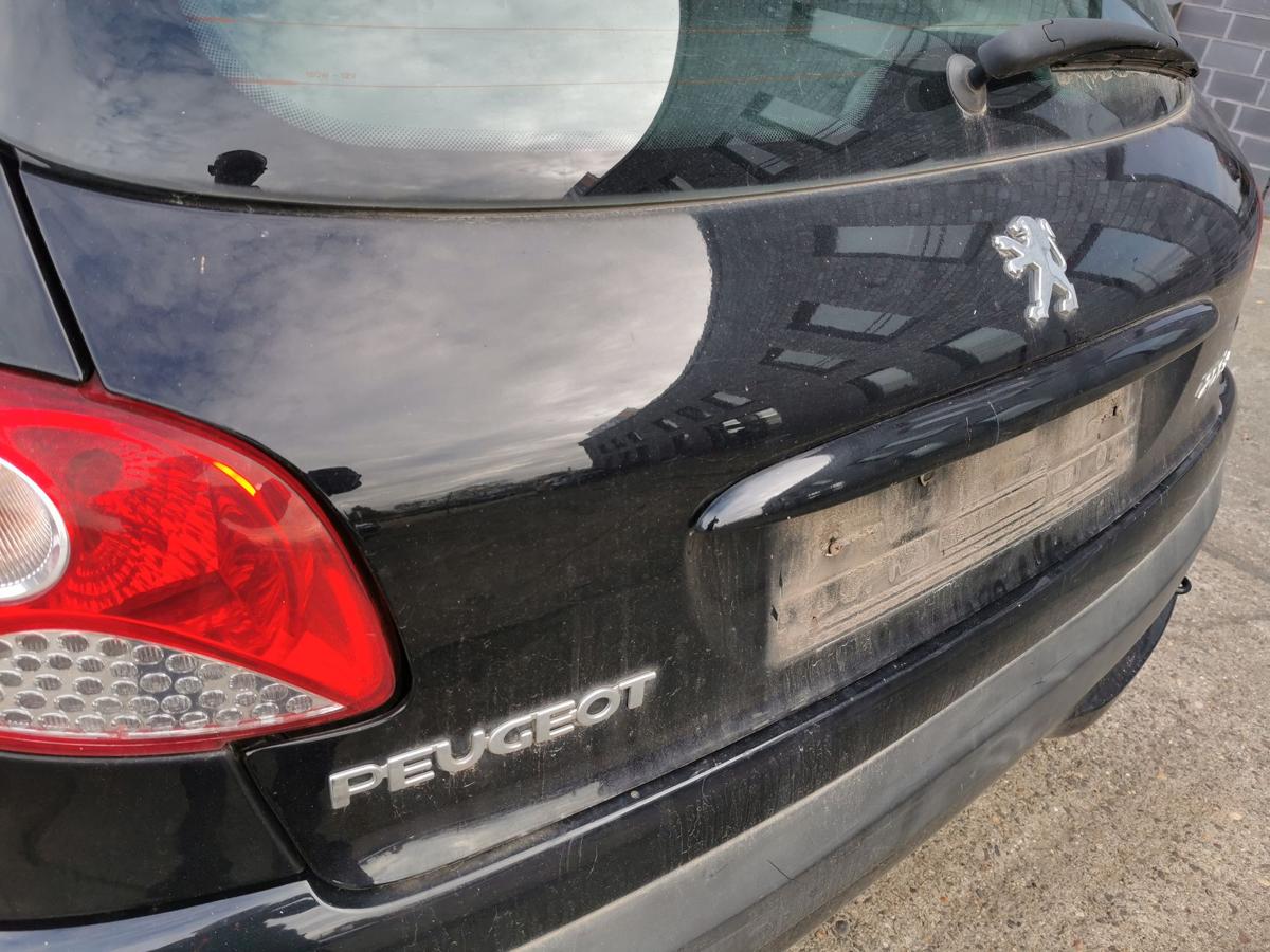 Peugeot 206+ 2M Heckklappe Klappe Deckel hinten Kofferklappe KTV Perla Nera Peugeot 206+ 2M Heckklappe Klappe Deckel hinten Kofferklappe KTV Perla Nera